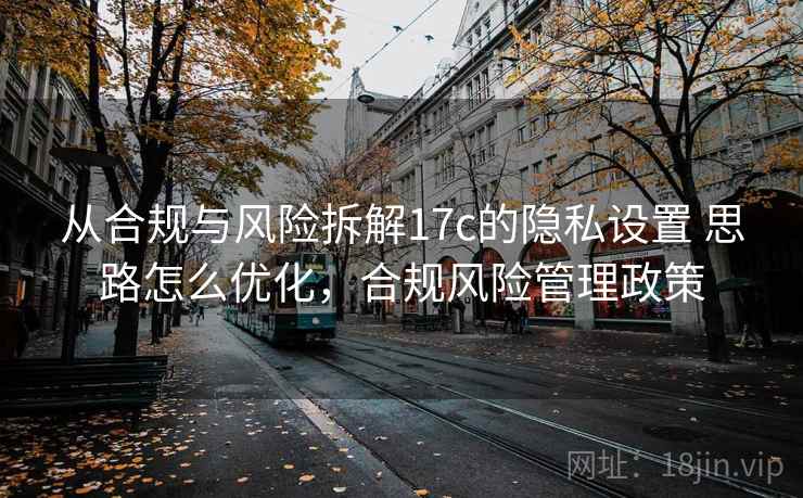 从合规与风险拆解17c的隐私设置 思路怎么优化，合规风险管理政策  第2张