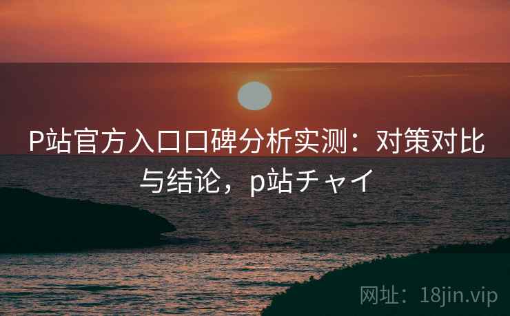 P站官方入口口碑分析实测：对策对比与结论，p站チャイ  第2张