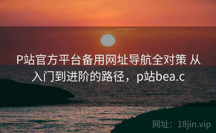 P站官方平台备用网址导航全对策 从入门到进阶的路径，p站bea.c