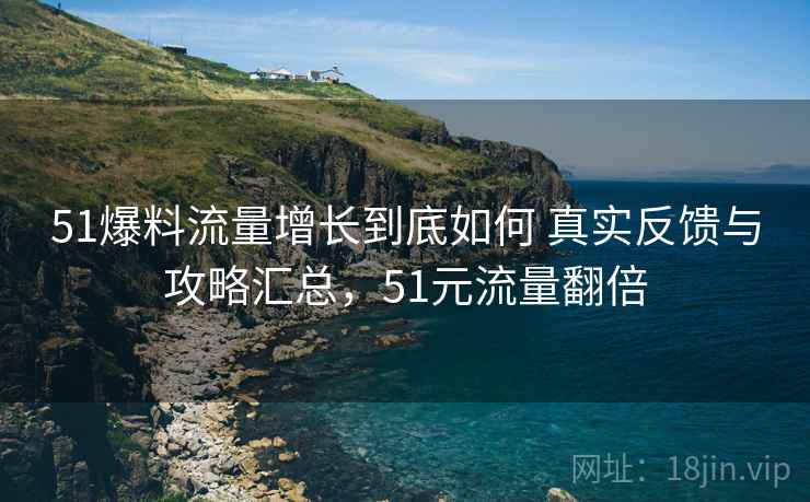 51爆料流量增长到底如何 真实反馈与攻略汇总，51元流量翻倍