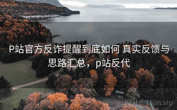 P站官方反诈提醒到底如何 真实反馈与思路汇总，p站反代  第2张