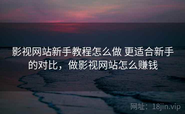 影视网站新手教程怎么做 更适合新手的对比，做影视网站怎么赚钱  第2张