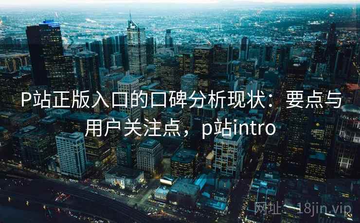 P站正版入口的口碑分析现状：要点与用户关注点，p站intro