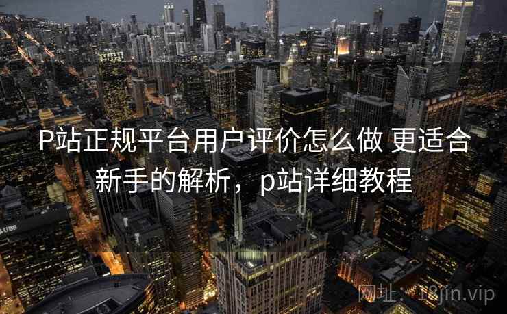 P站正规平台用户评价怎么做 更适合新手的解析,p站详细教程 第2张 P站正规平台用户评价怎么做 更适合新手的解析,p站详细教程 第2张