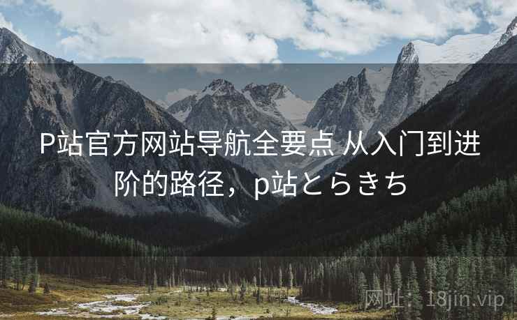 P站官方网站导航全要点 从入门到进阶的路径,p站とらきち 第2张 P站官方网站导航全要点 从入门到进阶的路径,p站とらきち 第2张