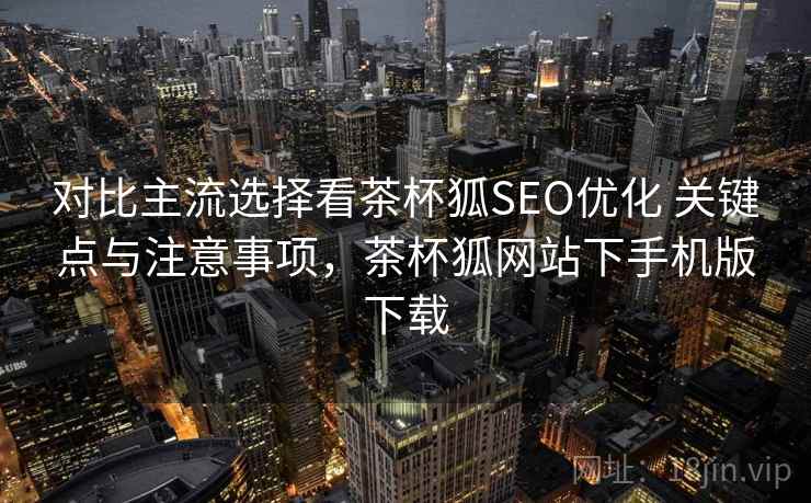对比主流选择看茶杯狐SEO优化 关键点与注意事项,茶杯狐网站下手机版下载 第2张 对比主流选择看茶杯狐SEO优化 关键点与注意事项,茶杯狐网站下手机版下载 第2张
