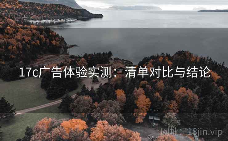 17c广告体验实测：清单对比与结论  第1张