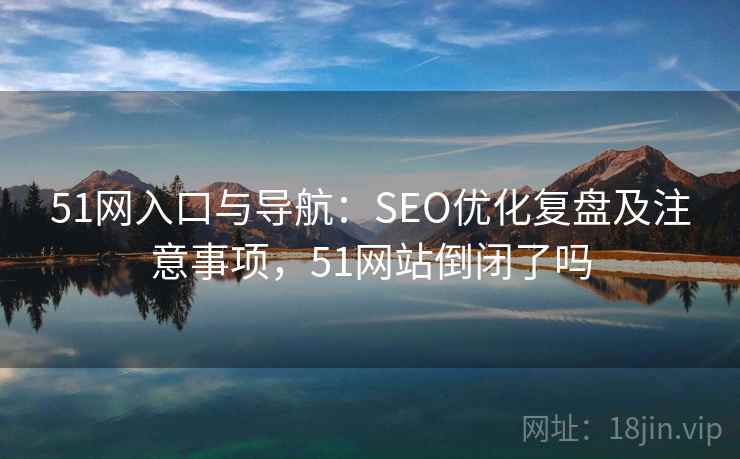 51网入口与导航：SEO优化复盘及注意事项，51网站倒闭了吗  第2张