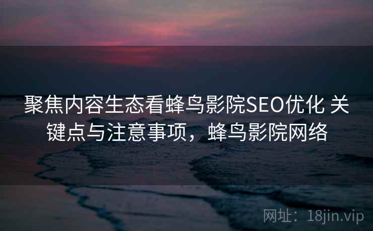 聚焦内容生态看蜂鸟影院SEO优化 关键点与注意事项，蜂鸟影院网络